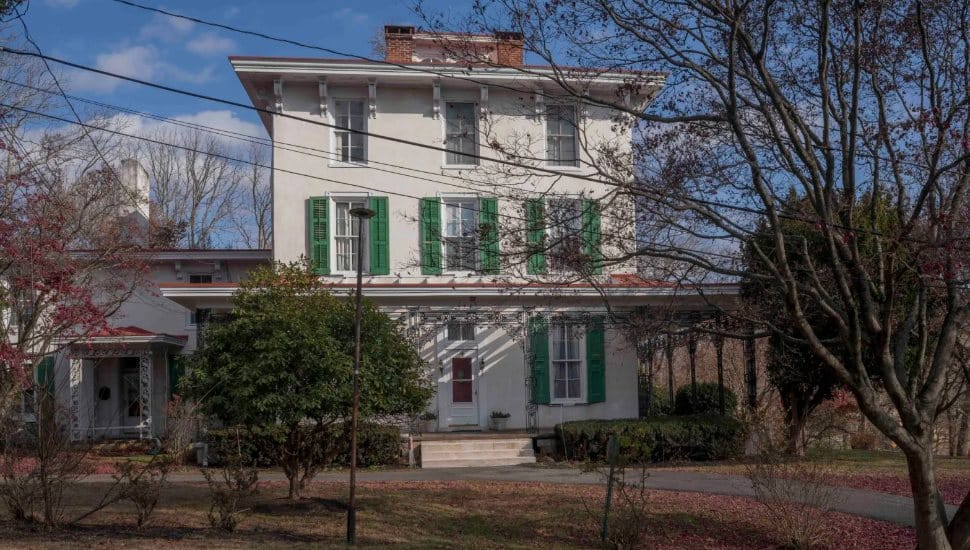 The exterior of the historic Painter's Folly in Chadds Ford.