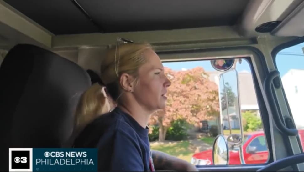 Sarah Haynes, a volunteer firefighter.