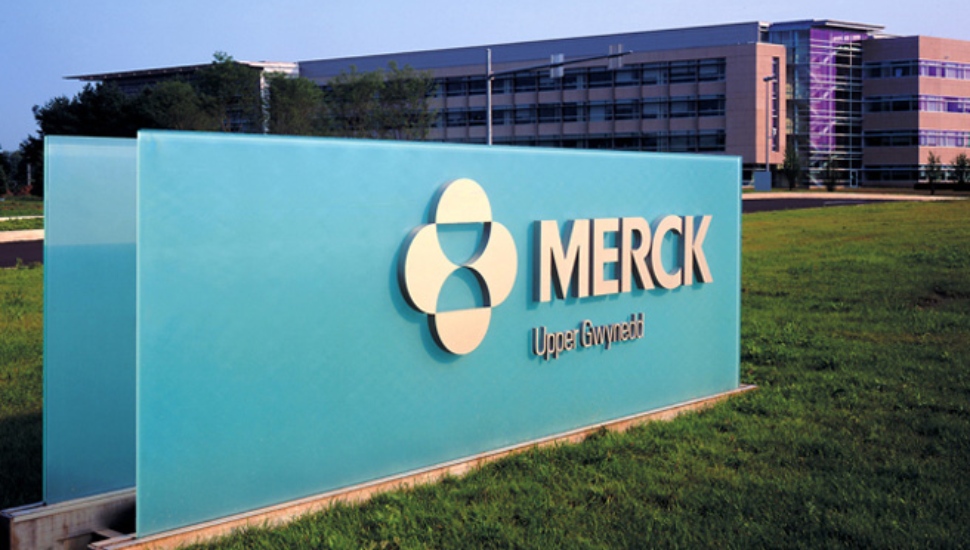 Merck sign.
