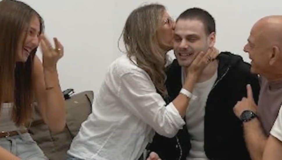Alon Ohel with family.
