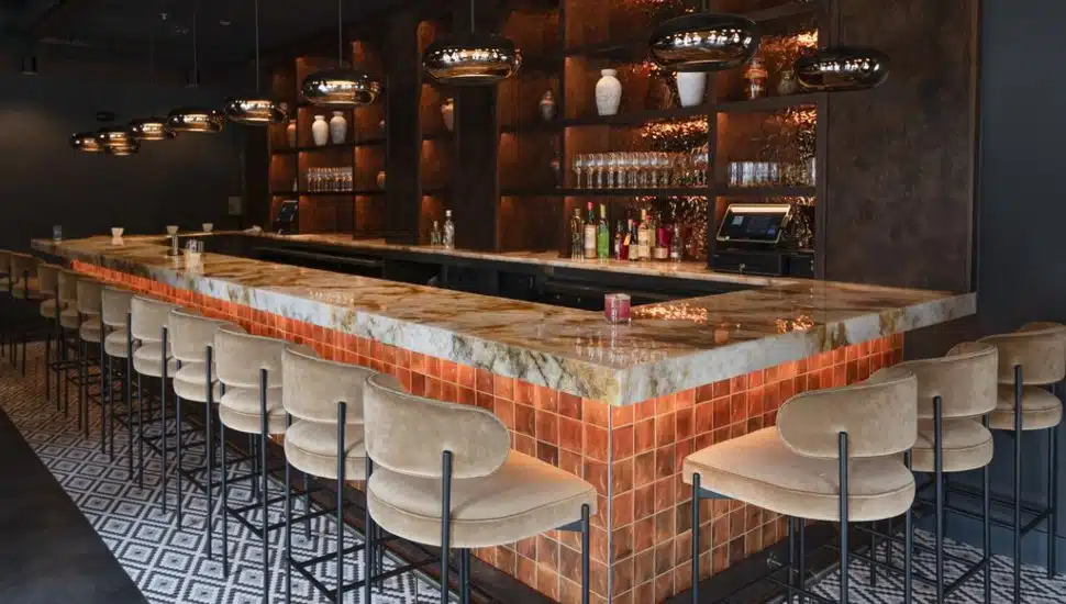 L'Olivo Trattoria rendering inside.