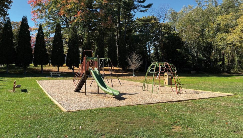 Outdoor playground in open space.