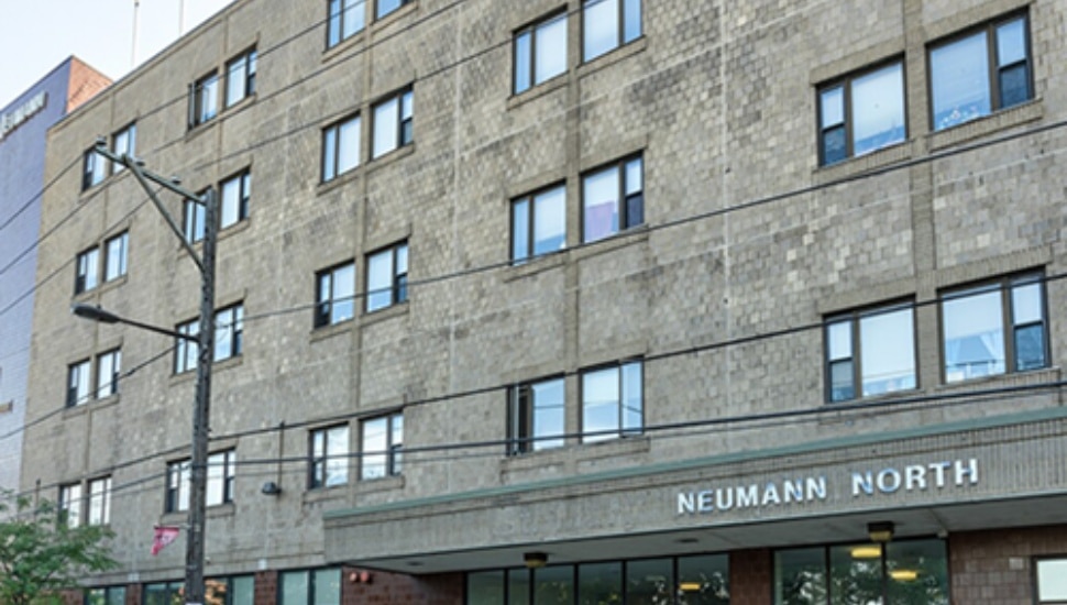 Neumann North building exterior.