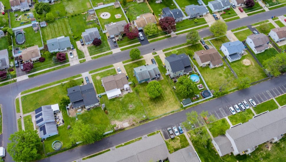 Bensalem aerial view.
