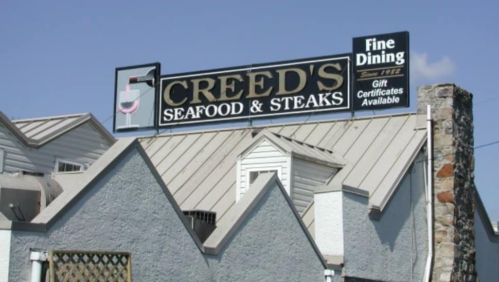 Creed's Seafood.