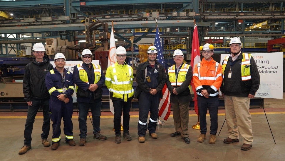 Hanwha Philly Shipyard crew.