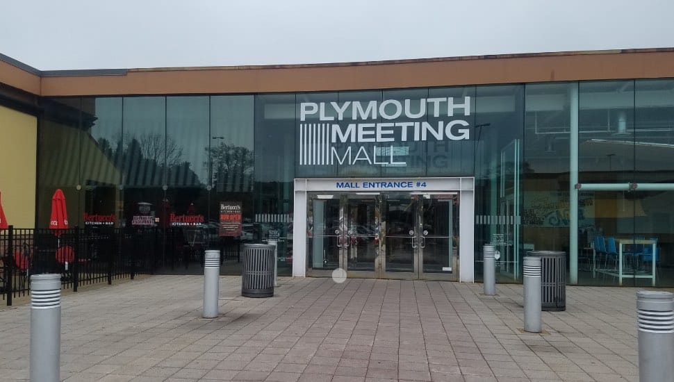 Plymouth Meeting Mall entrance.