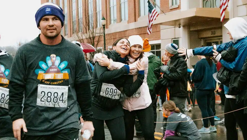 Participants at the 2024 West Chester Turkey Trot.