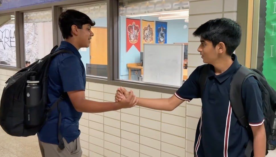 WiseBridge Education founders Ishaan Singh and Swarit Choudhari.