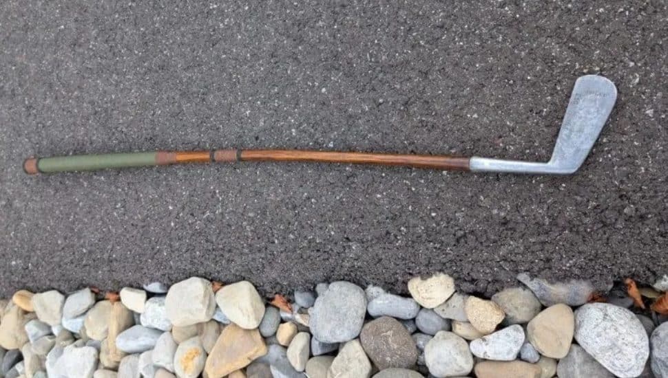 A refurbished golf club from Groundhog Hickory Golf.