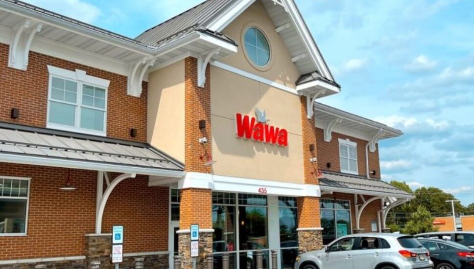 Wawa store entrance.