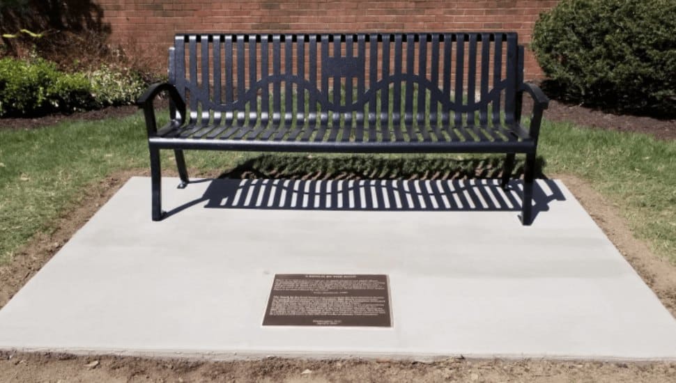 Bench at Howard University.