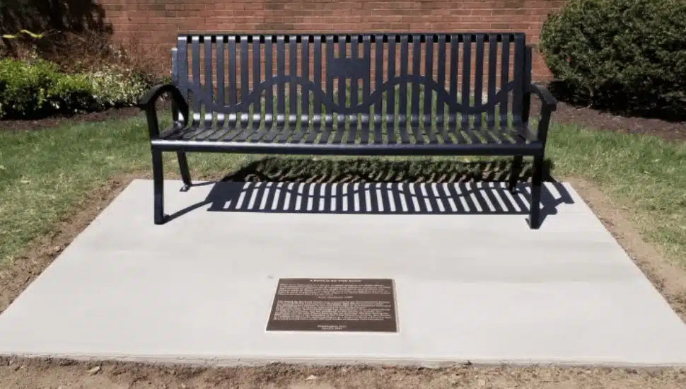 Bench at Howard University.