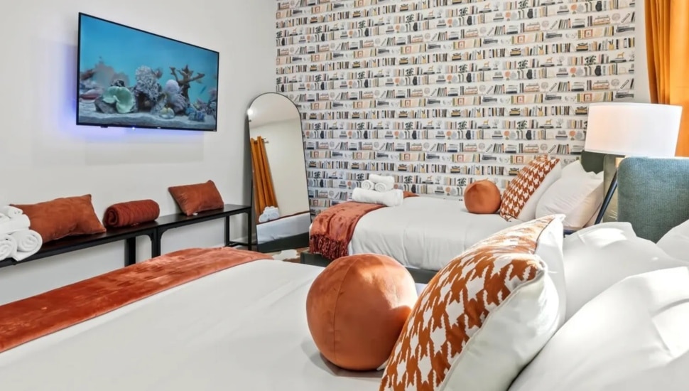 Airbnb living room.