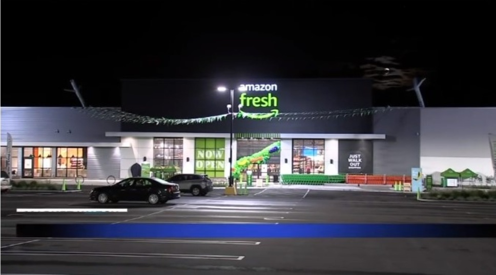 Amazon fresh store.