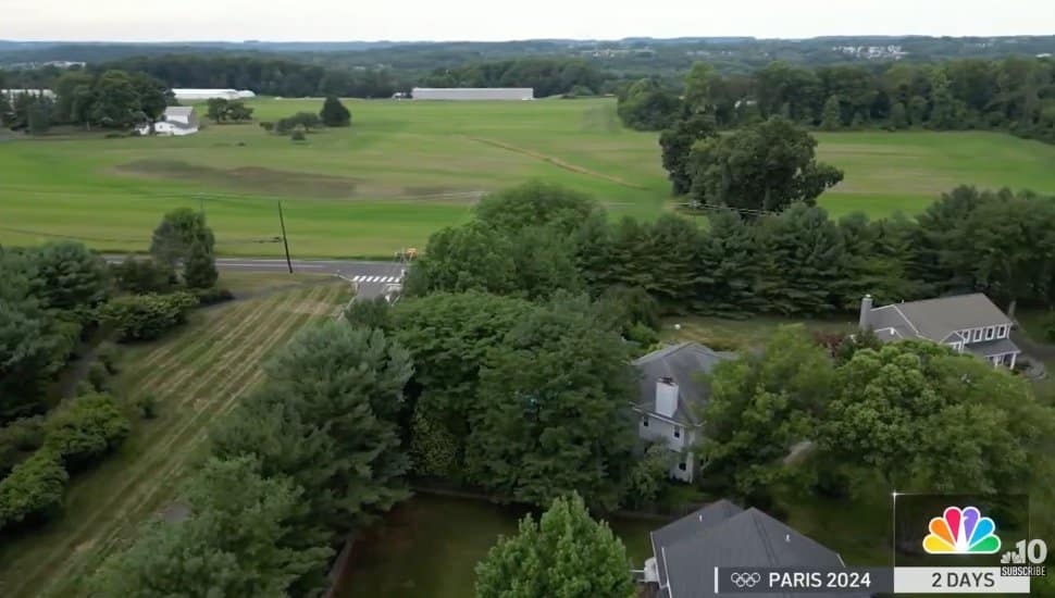 DiGirolamo Tract in Buckingham aerial view.