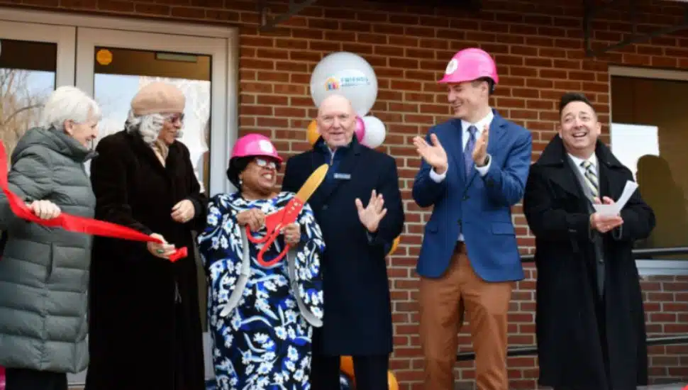 The Chester County Commissioners joined other officials and Friends Association leaders for a ribbon-cutting of a new 10-unit non-congregate emergency housing facility in West Chester.