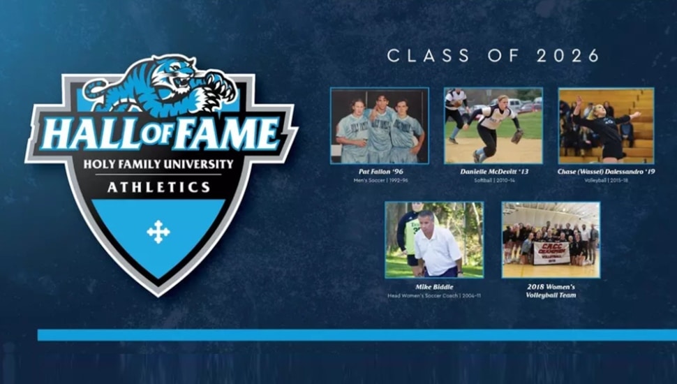 Graphic revealing hall of fame class.