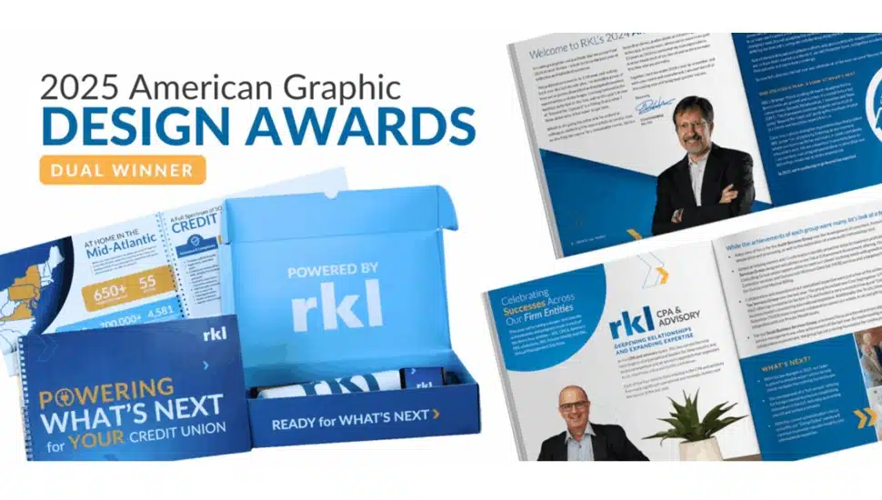 RKL Honored by Graphic Design USA for Creative Excellence