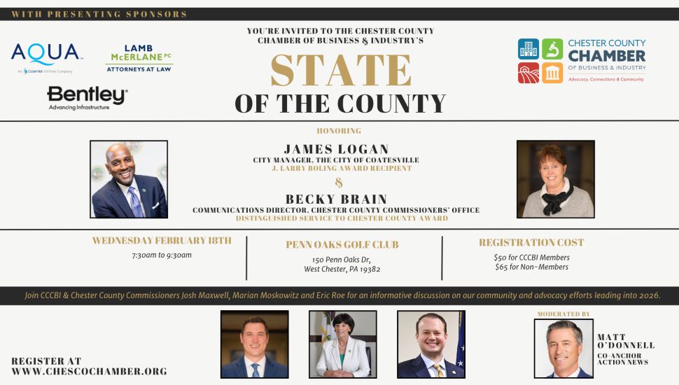 CCCBI State of the County information flyer.
