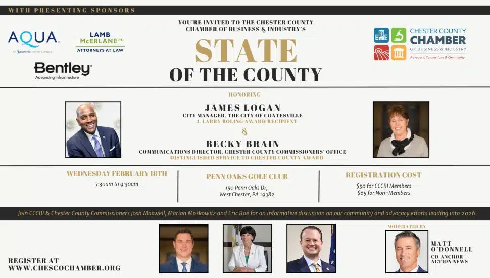 CCCBI State of the County information flyer.