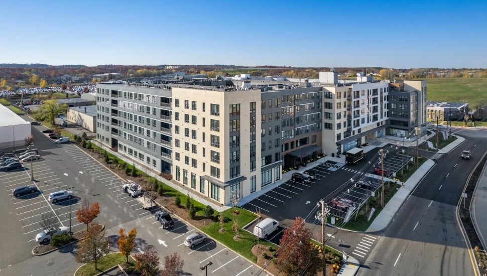 Toll Brothers apartment building.