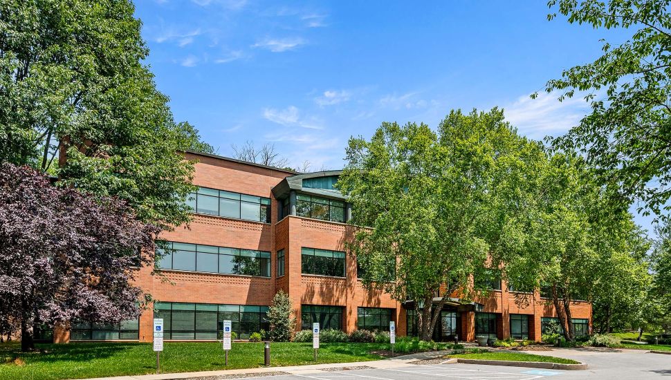Exterior view of 690 Stockton Drive at Eagleview, the new headquarters location for CCRES in Exton.