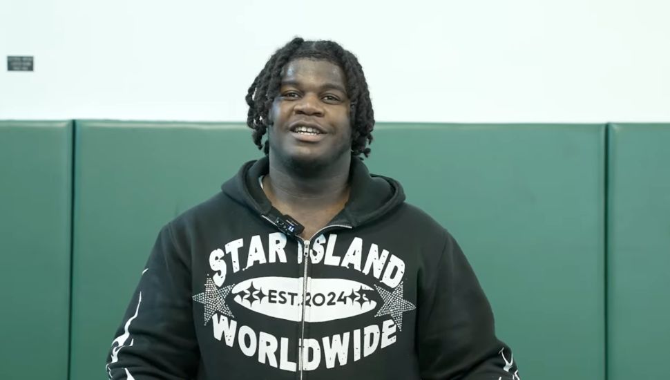David Blay in a gym.