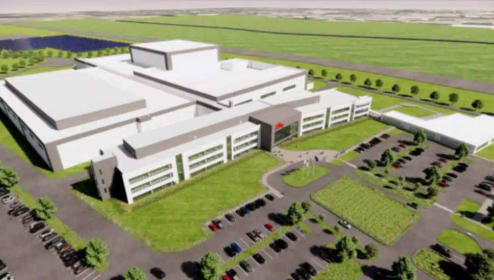 Eli Lilly facility rendering.
