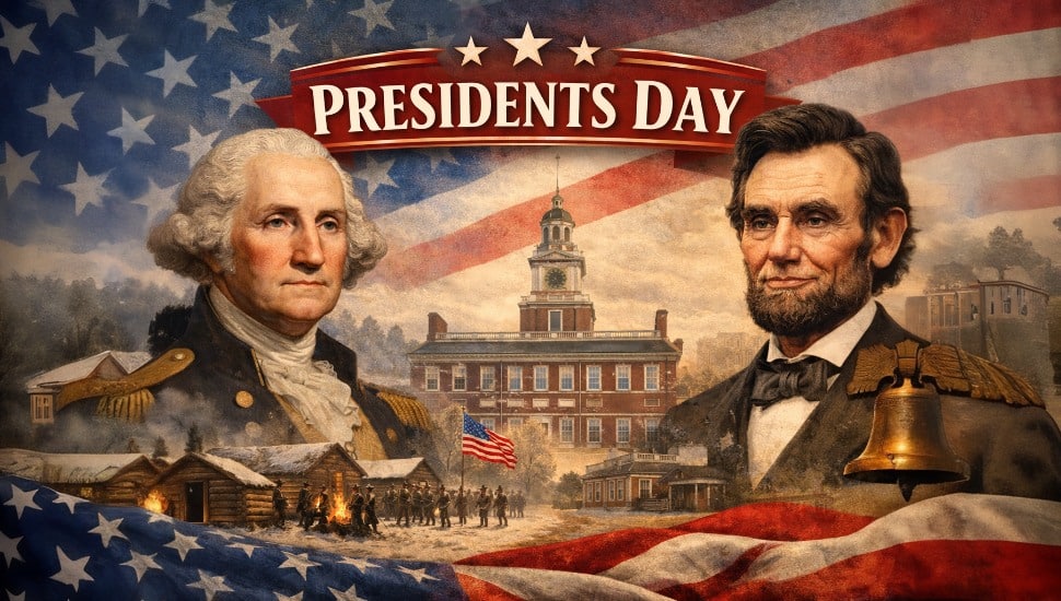 Washington and Lincoln Presidents Day.