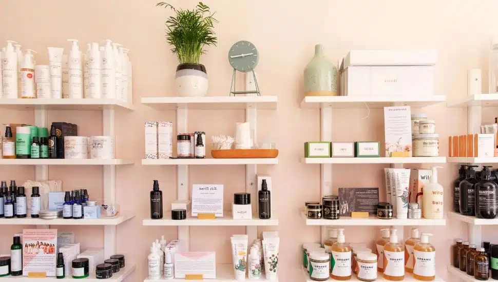 The Indie Shelf products on shelves.