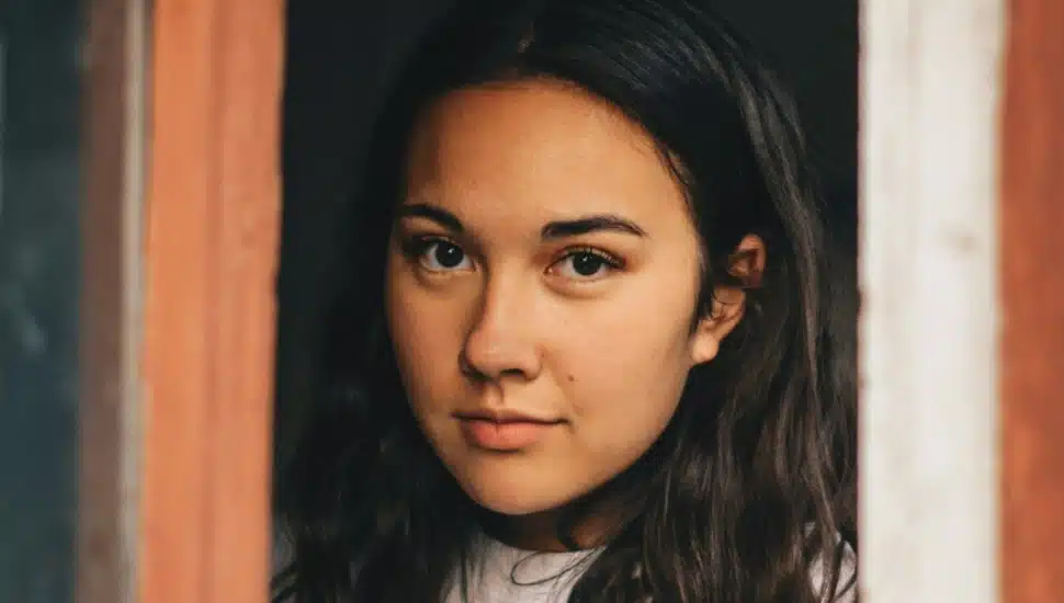 Young woman with depression.