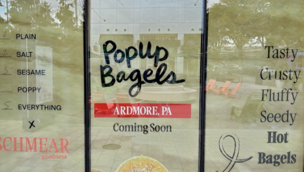 The location of the soon-to-be PopUp Bagels in Ardmore.