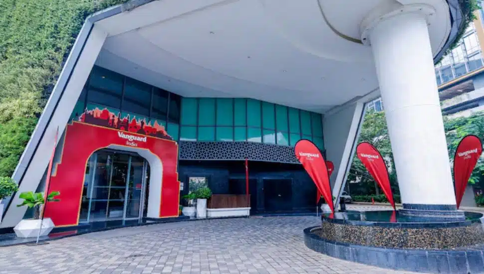Malvern's Vanguard Group India entrance.