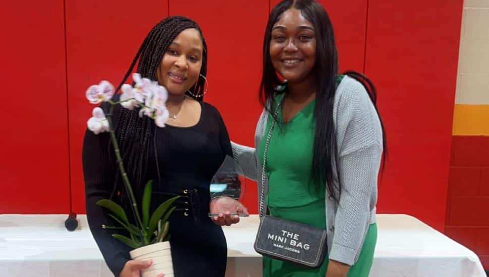 Asia Suber (left) and Alicia Buchanan (right).