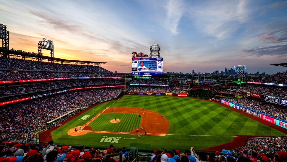 Ballpark beauty shot of Citizens Bank Park.