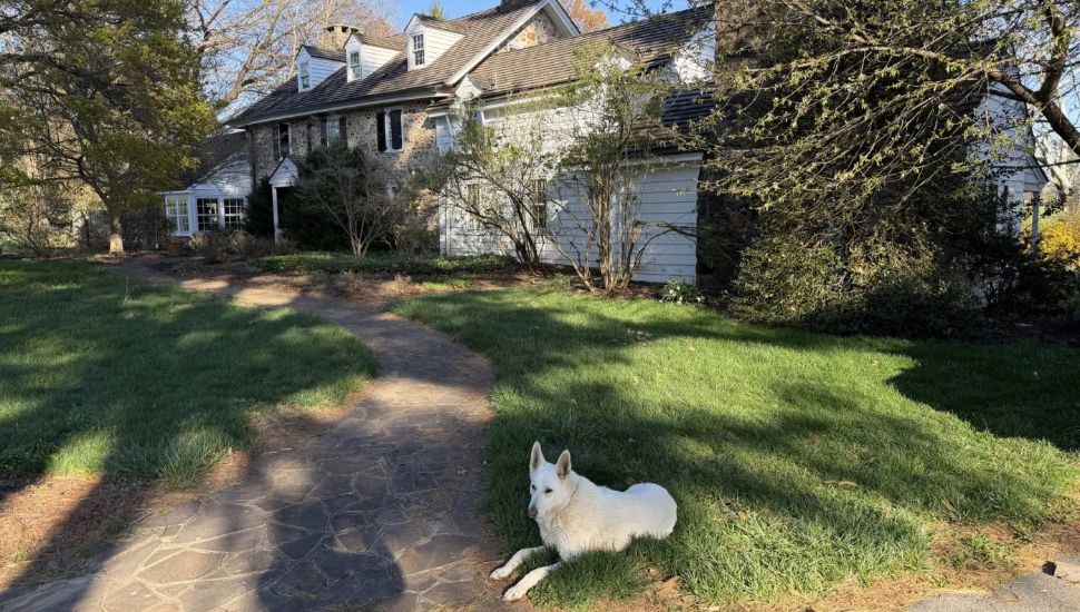 The exterior of the main home at Maple Leaf Farm.