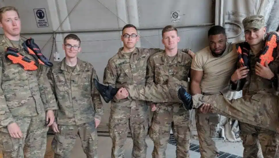 Malvern Mother’s Nonprofit Sends Sneakers to Troops Overseas