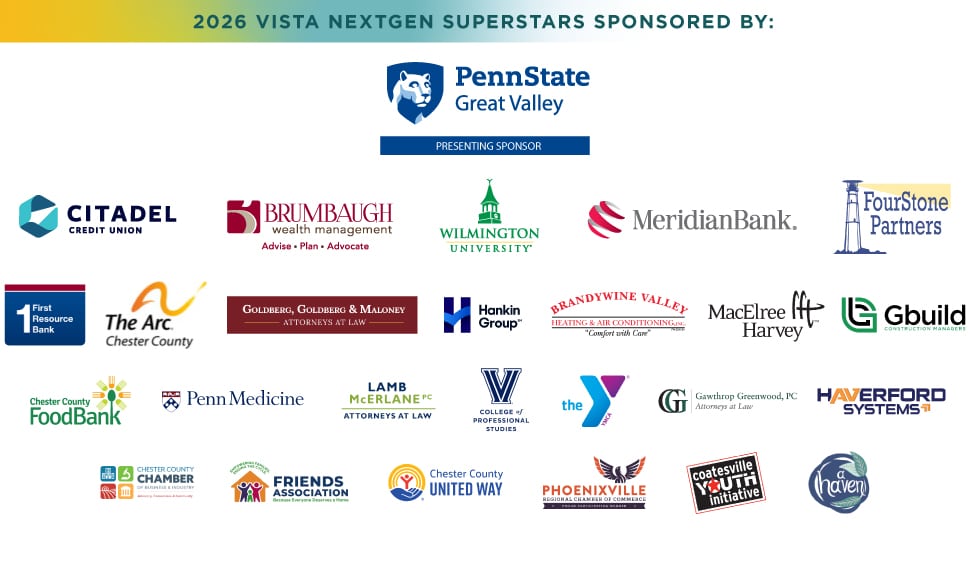 2026 VISTA NextGen Superstars sponsor graphic.