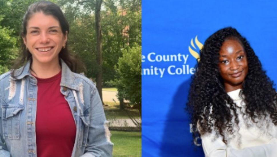 L-R: Paulina Jaus of Media, Fatumata Kaba of Folcroft.