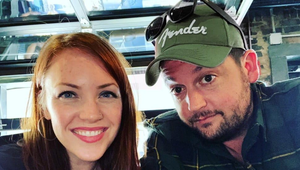 Matt and Stephanie Courchain, co-owners of Battle Royale Brewing Co. in Springfield.