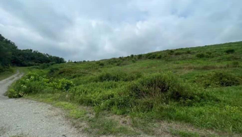 A "cap" of land at the Strasburg landfill site covers contaminated ground.