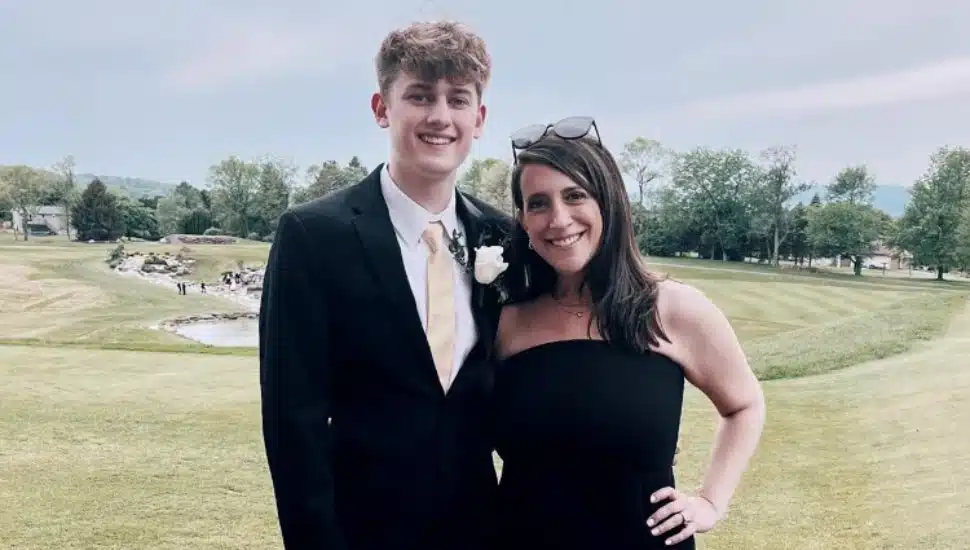 Traci Hafner with son Garrett Nicholas.