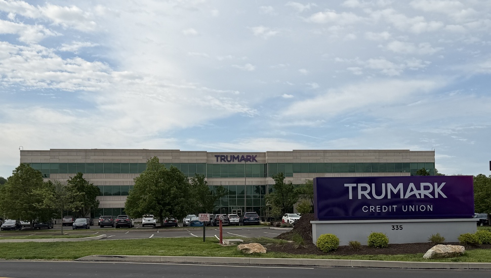 Exterior of credit union's headquarters.