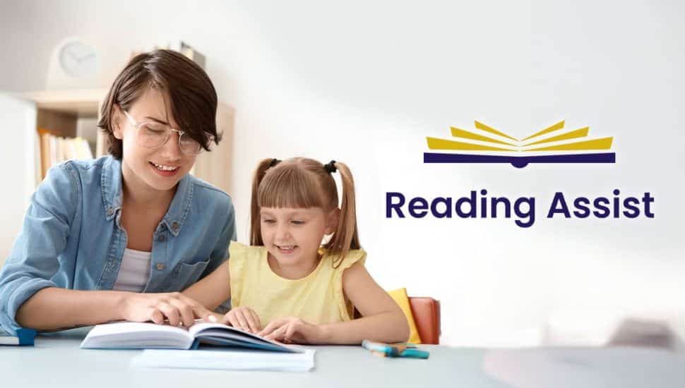 A tutor works one-on-one with a young student as part of the Tutors to Teachers Delaware program, a partnership between Wilmington University and Reading Assist that helps prepare future educators.