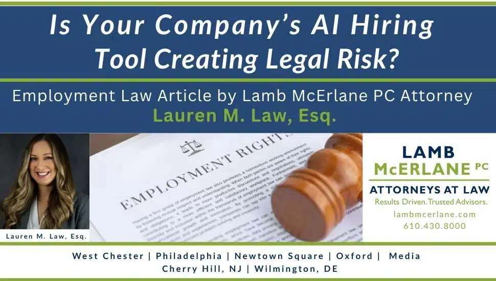 Is Your Companyโs AI Hiring Tool Creating Legal Risk?